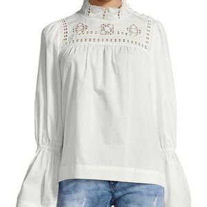 Free People NWT Cotton Eternity Bell Sleeve Top